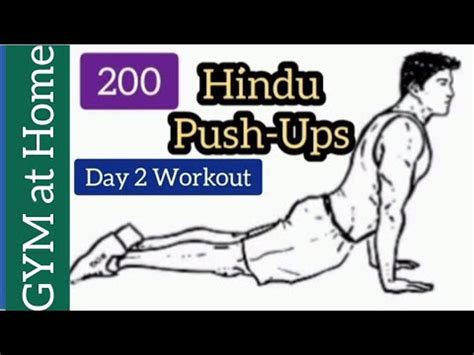 200 hindu pushups daily.